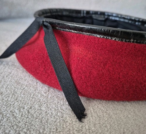 Béret rouge parachutiste Blancq Olibet armée de terre 2003 taille 57 (b) - 第 8/24 張圖片