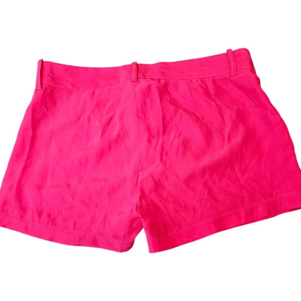 Amanda Uprichard Hot Pink Silk Blend Shorts Size P Small NWOT - Image 3 of 4