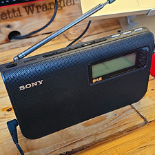 Sony XDR-S55DAB Portable DAB/FM Digital Radio, Black, Sleep Timer, Jack