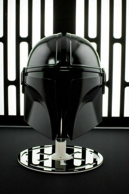Wearable Star Wars Mandalorian Helmet Mask Black Series Cosplay Costume Steel