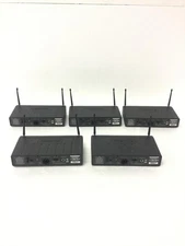 5x SAMSON CR77 - CR77 UHF True Diversity Receiver,2xAntenas,No AC Adapter,WORKS