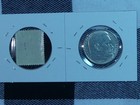 CB159: GERMAN 3rd Reich,Nazi, Silver Large Swastika 2 RMark, 6 PF ,Hitler Stamp — photo 2