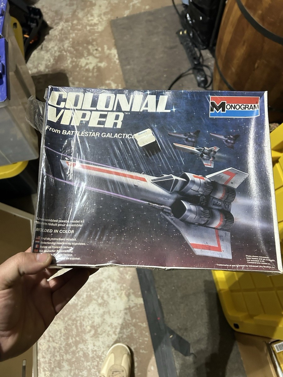 NEW 1978 Monogram Battlestar Galactica Colonial Viper Model Kit