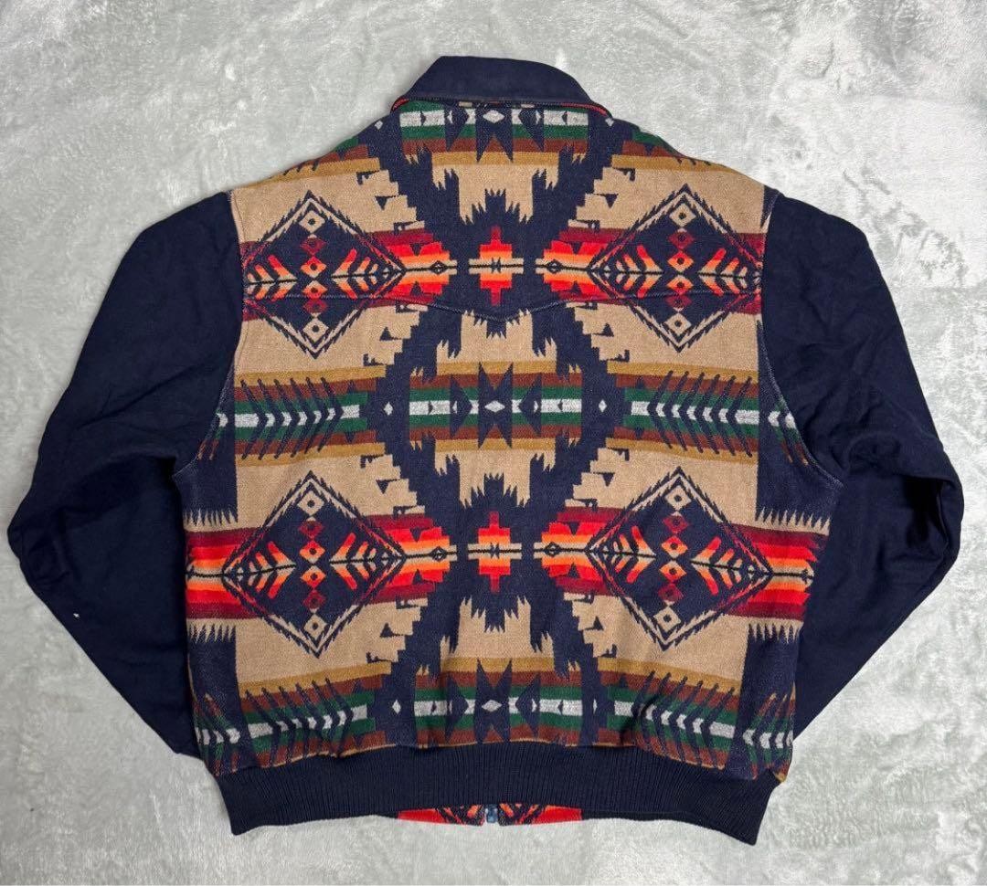 Pendleton 90s Wool Jacket Native Pattern Made in … - image 2