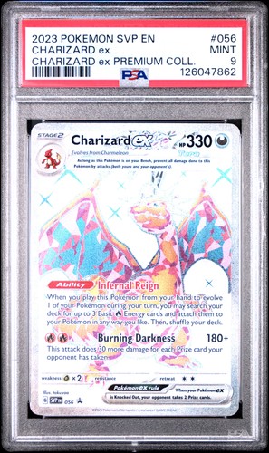 Pokemon 2023 SVP EN Charizard Ex Premium Collection PSA 9 Mint