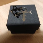 ?️ PRINCE STAINLESS STEEL BLACK  COLOURED RING ⭐️ ADJUSTABLE ⭐️ IN LOGO BOX