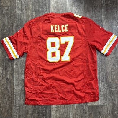 Nike Kansas City Chiefs Travis Kelce #87 Red NFL Jersey Size XXL