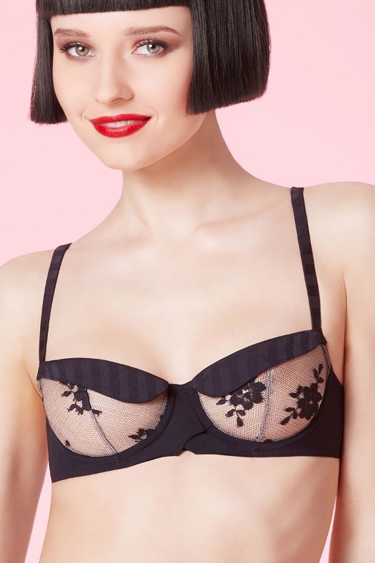 Soutien-gorge Corbeille Chantal Thomass - Taille 90D - Noir - Modèle Sensationnelle - Neuf Avec étiquettes