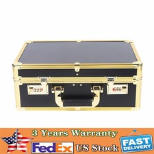 Suitcase Storage Box Barber Carrying Case Clipper Trimmer Organize Password Lock