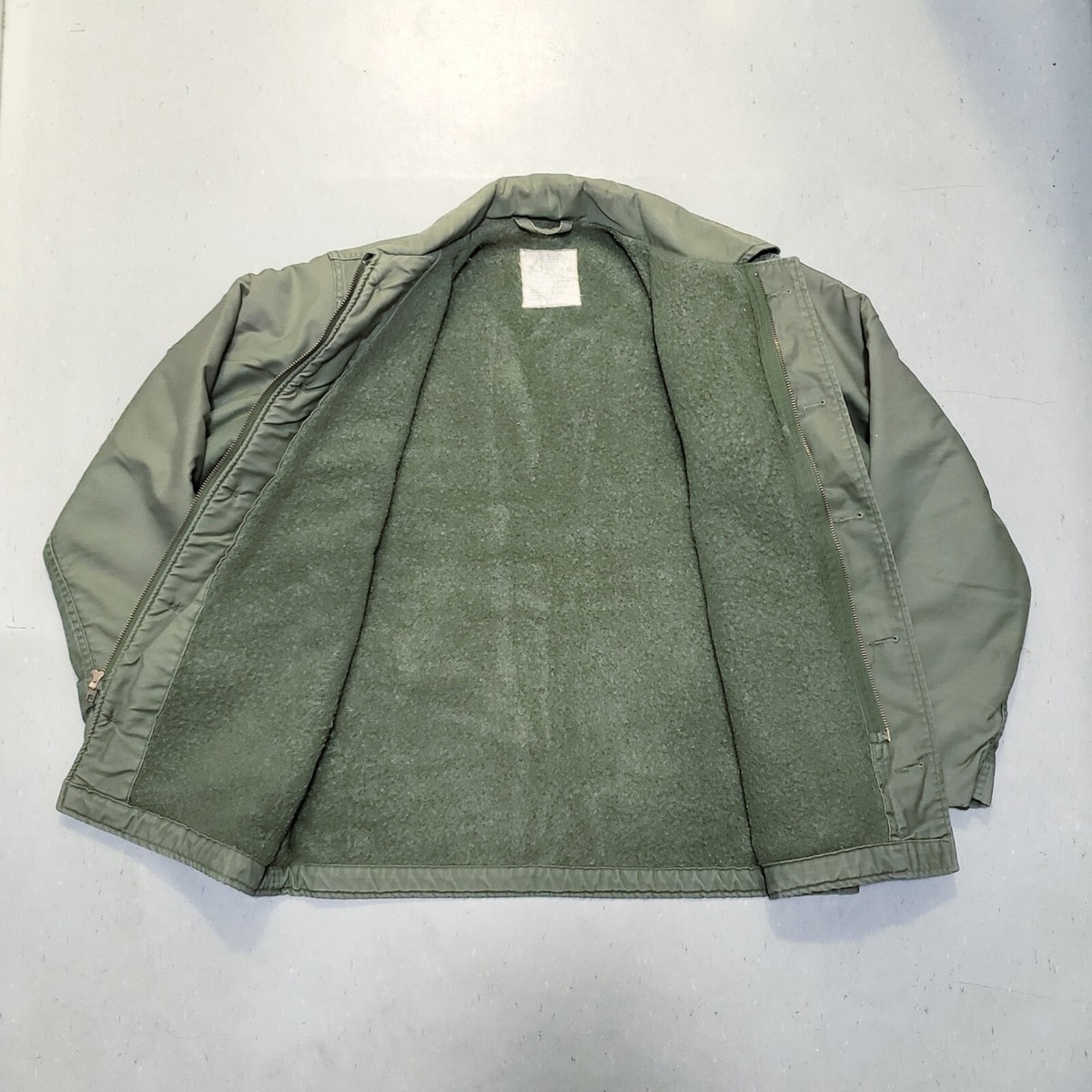 Vtg 80s USN A-2 Deck Jacket post war US NAVY Field Coat Size