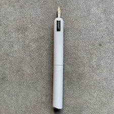 LAMY Dialog CC Capless Series White Color 14k EF nib Fountain Pen No Gift Box