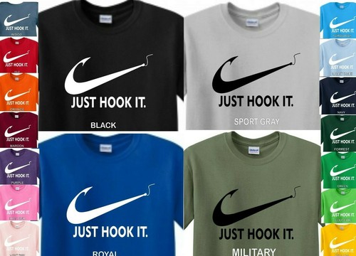 Adult funny shirt fishing Swoosh usa 
