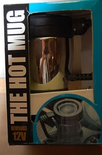 NIB Anex The Hot Mug 12v Coffee vehicle 12v Beverage Tea Travel car auto