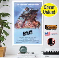 POSTER Star Wars Empire Strikes Back Style 2 - MULTIPLE FORMATS PAPER or CANVAS