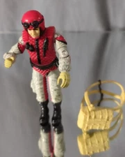 vintage CRAZYLEGS v1 1987 Hasbro GI Joe  G.I. Joe Action Figure w/ parachute