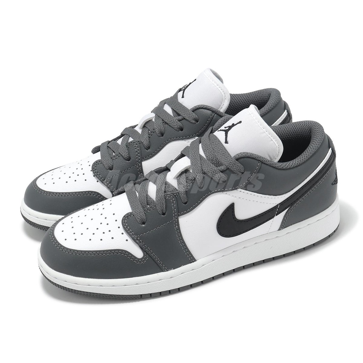 ★関税込★NIKE★Air Jordan 1 LOW G★25-30cm★ Nike Air Jordan 1 Low GS AJ1 White Iron Grey Kids Youth