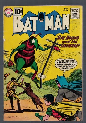 DC Comics Batman 143 4.0 sehr guter Zustand 1961 Justice League letzte 10c Cent