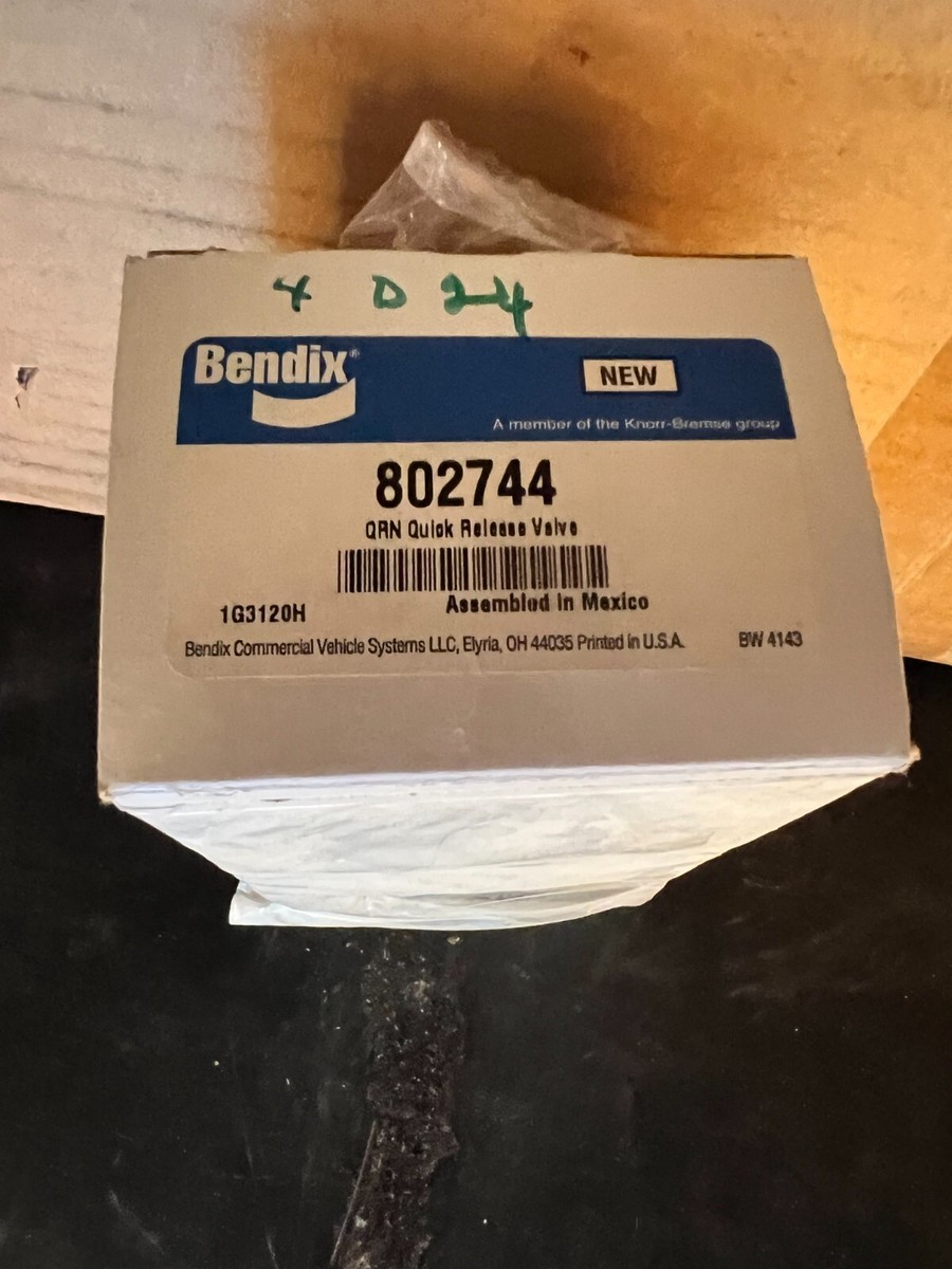BENDIX QRN BRAKE QUICK RELEASE VALVE - 802744 3628539C92 | eBay