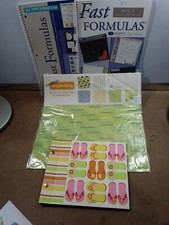 Scrapbook Summer starter kit 2 fast formula books one blank scrapbook 8 cardsto