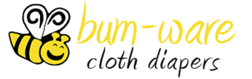 Bum-ware AIO cloth baby diapers with hook and loop closure size medium/set of 3 - Picture 2 of 3