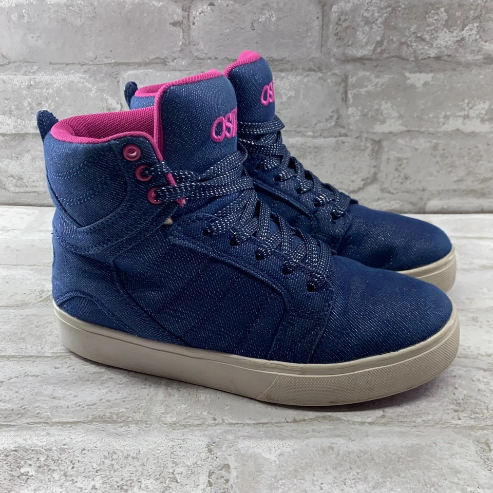 Osiris Kids обувь размер 4 М высоты верхнего джинсовой ткани Q1611125-Y девочек коньков кроссовок редкая - Изображение 4 из 4