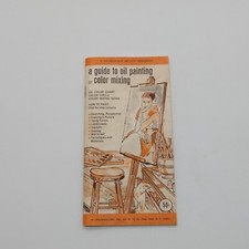Vintage Grumbacher Handbook Guide to Oil Painting  Color Mixing 1962