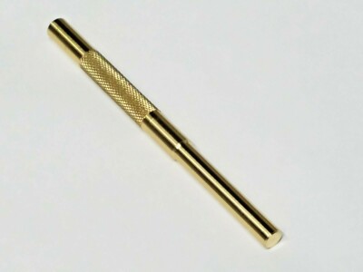SOLID BRASS DRIFT PIN PUNCH*MADE IN USA* 5/16'' X 5-1/4'' KNURLED GRIP