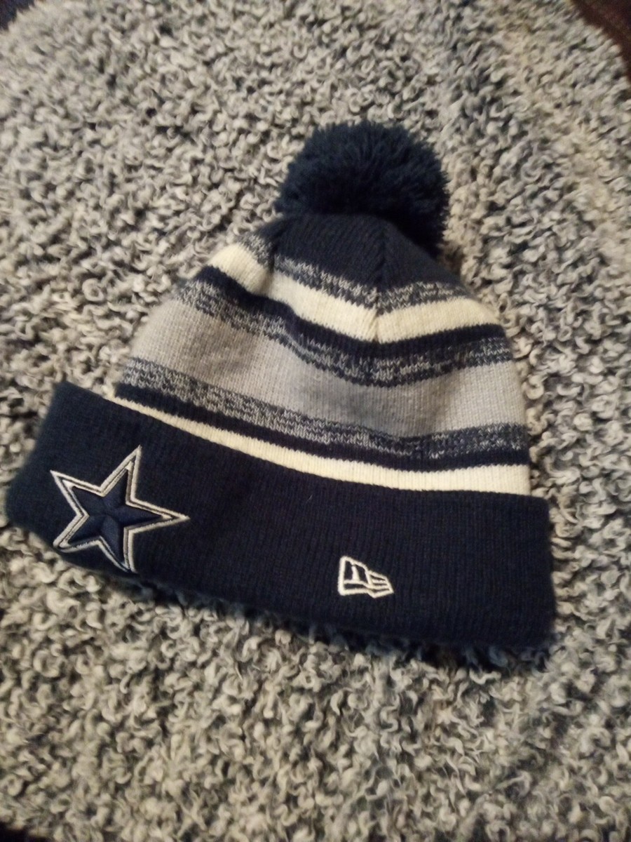 Dallas Cowboys New Era knit pom hat beanie 2014 -15  display picture 1