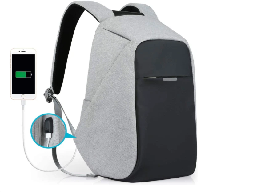 NWOT Oscaurt Anti theft Travel Backpack Business Laptop School Book Bag w USB eBay