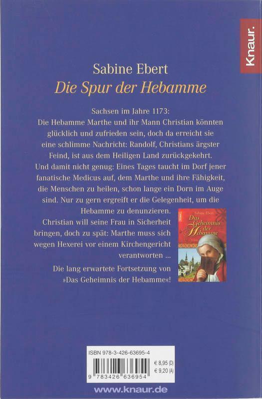 Thumbnail - Sabine Ebert | Die Spur Der Hebamme | Taschenbuch | Deutsch (2007) |