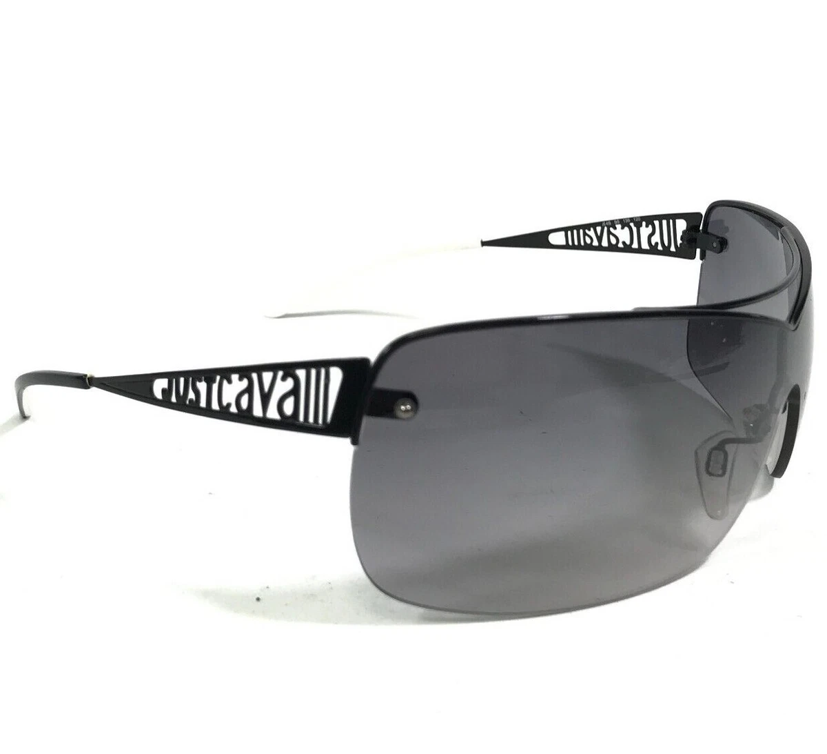 Just Cavalli Sunglasses JC51S B5 138 Black Shield Wrap 