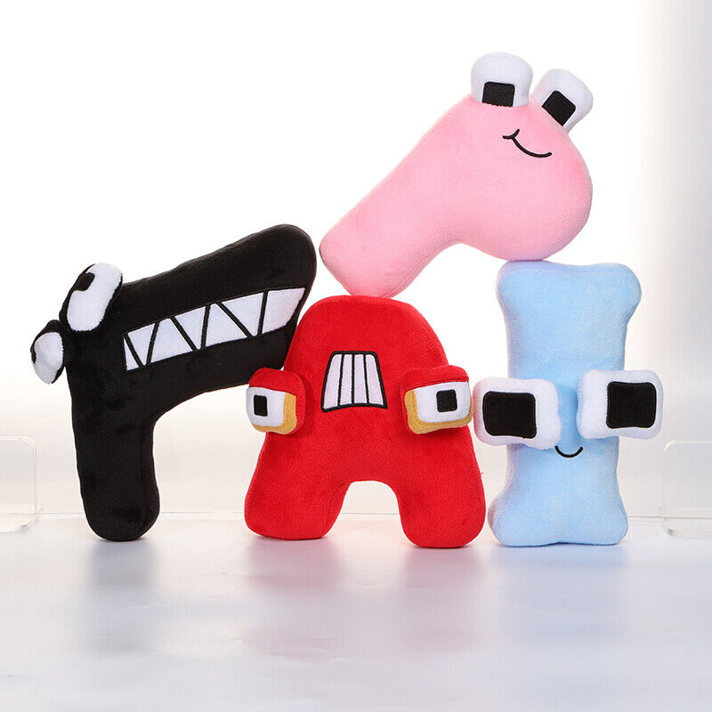 Alphabet Plushies Toy for Fans Gift, Cute Stuffed Figure Doll for Kids