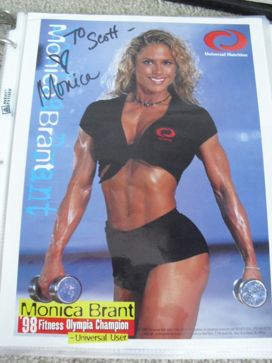 Fitness Model Monica Brant Signed Autographed 8.5x11 Photograph | eBay