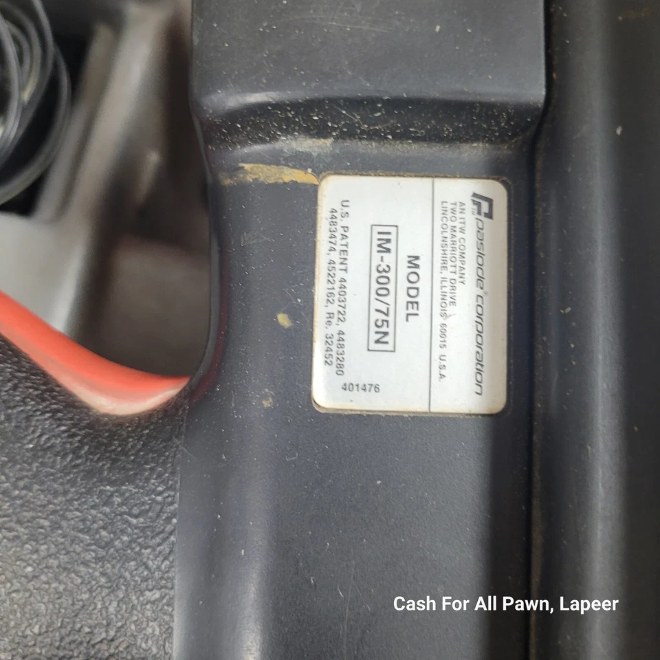 PISTOLA CLAVADORA PASLODE IMPULSE IM-300/75N CON ESTUCHE LEER Foto 4 de 4