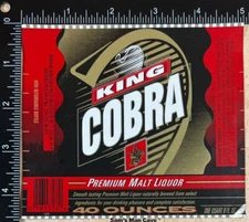 King Cobra Premium Malt Liquor Label - MISSOURI