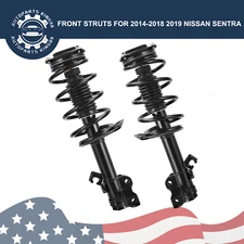2PCS Front Struts Shock & Springs Assembly for 2014 2015 2016-2019 Nissan Sentra