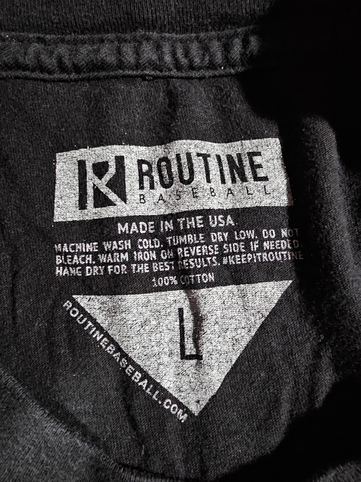 routine baseball tshirt shagger swagger Large mad… - image 3