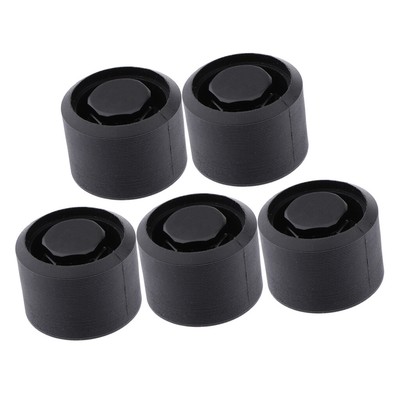 5er Pack  Entlüftungsstopfen aus schwarzem Kunststoff für Surfbrett Stand