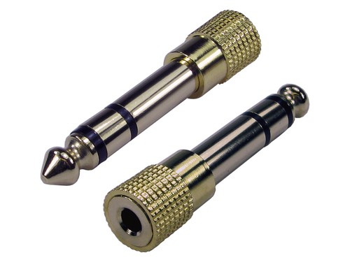 3.5mm Socket - 6.35mm Jack Plug Adapter 