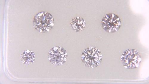 7 Diamanti rosa naturali, 1.03 ct - Fancy Mix Pink - VVS1 - SI3 - Certificati. - Imagen 2 de 24