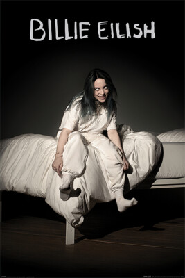 Billie Eilish ポスター 布 Billie Eilish - Music Poster / Print (When We All Fall Asleep
