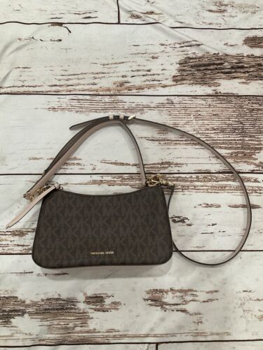 MICHAEL KORS SHOULDER BAG WITH EXTRA STRAP - Picture 1 of 10