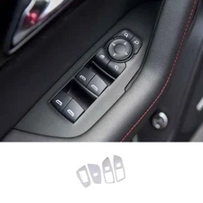 Lifting Panel Decoration For Chevrolet Blazer 2019-21 Silver Steel Glass Window