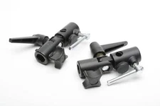 2X Manfrotto 026 swivel control attachments for umbrellas or softboxes