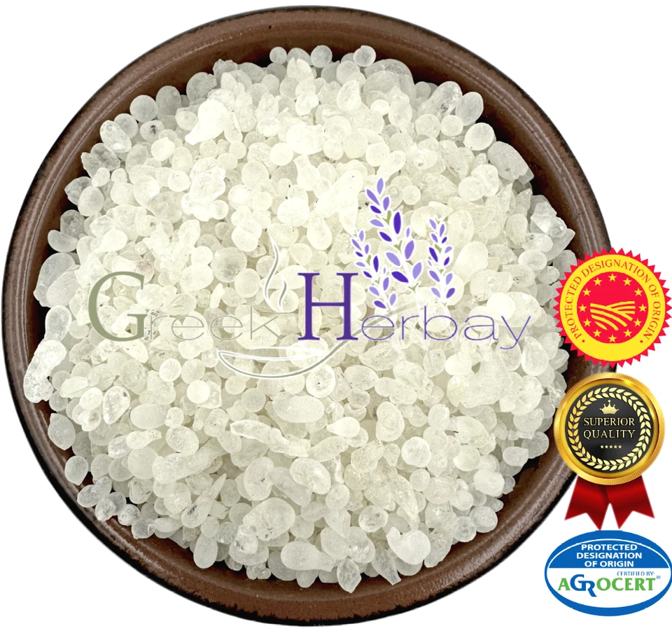 希腊 Chios Mastic Gum 中大眼泪 20 克 (0.70 盎司)-900 克(2 磅) PDO 产品 — 第 4/4 张图片