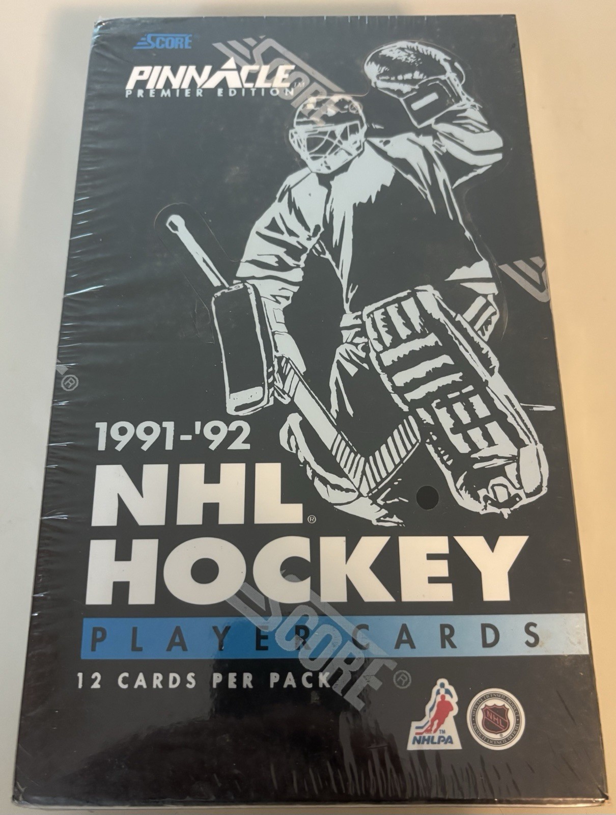 1991-92 score pinnacle nhl hockey premier edition 36 packs - factory sealed box