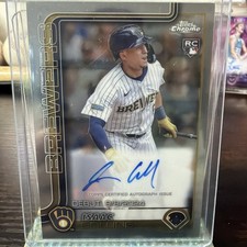 2025 Topps Chrome Update Series - Isaac Collins Rookie Debut Auto  Brewers RC