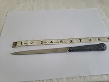 Signed Arthur Price of England  Silver Plated  9" Letter opener