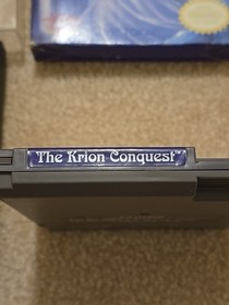 The Krion Conquest Nintendo NES Complete in Box CIB RARE Vic Tokai 1990 NTSC USA