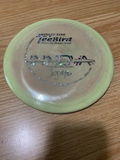 Innova Disc Golf KJ Nybo tour series swirly Star Teebird used ink on rim 175g
